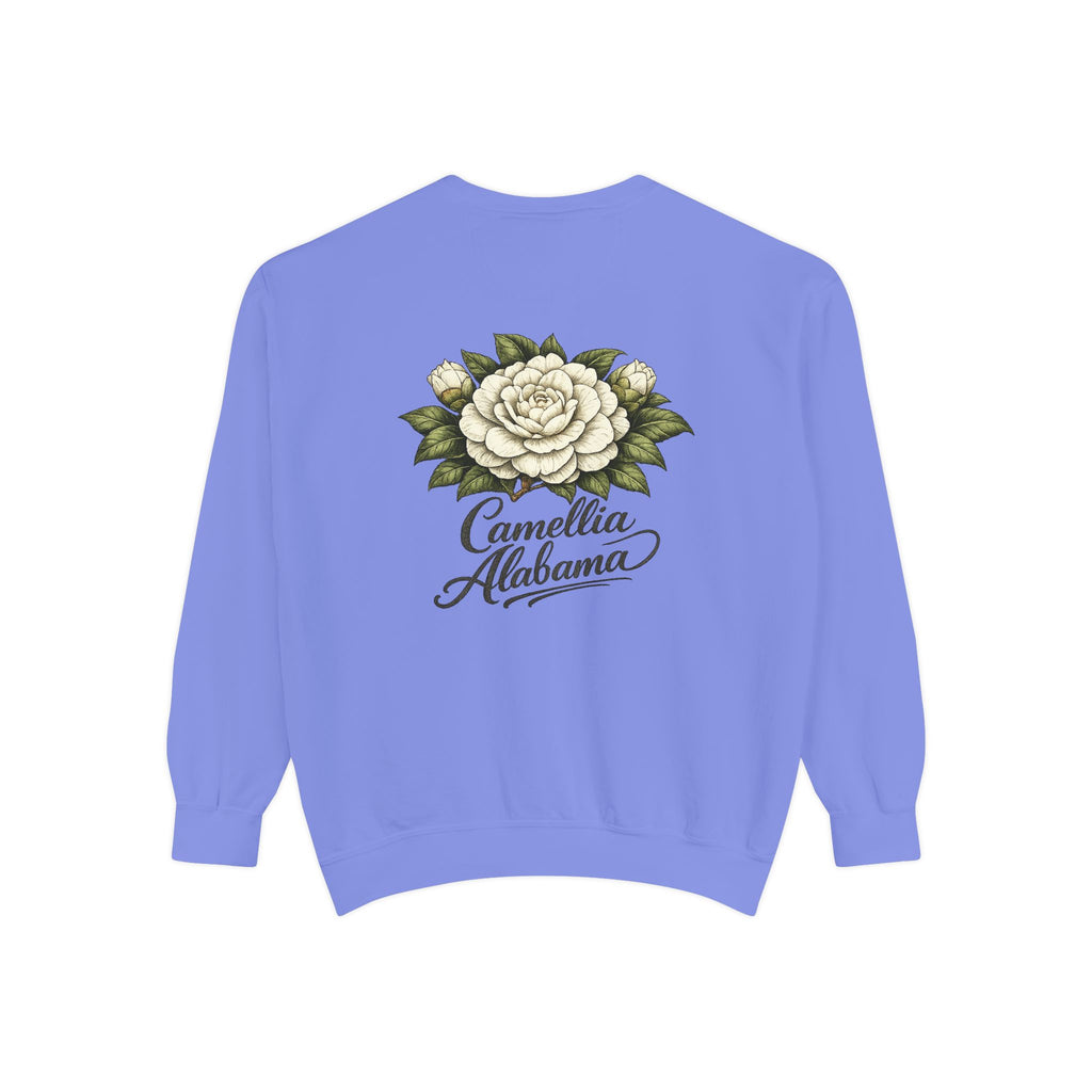 Camellia Alabama Sweatshirt — Vintage Floral Crewneck