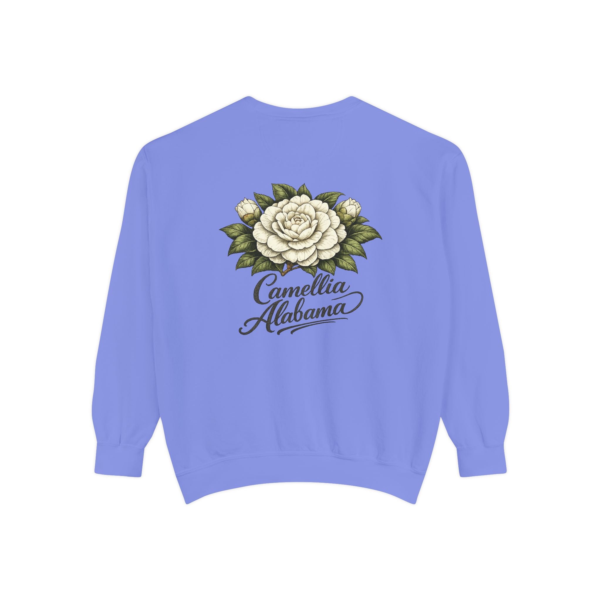 Camellia Alabama Sweatshirt — Vintage Floral Crewneck