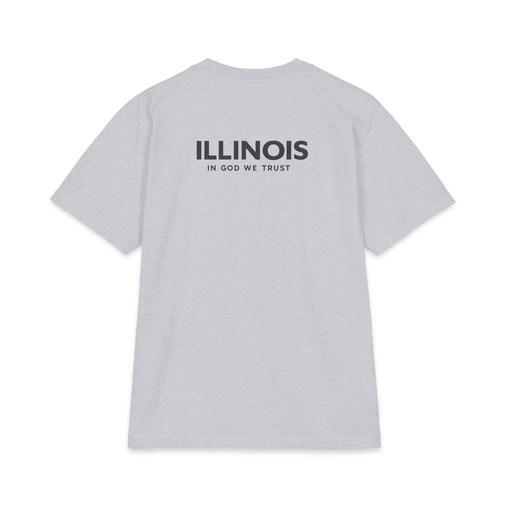 Illinois All State In God We Trust Unisex Max Heavyweight Short Sleeve
