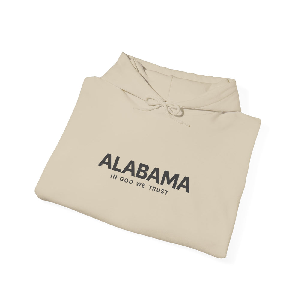 Alabama All State In God We Trust Unisex Hooded Sweatshirt