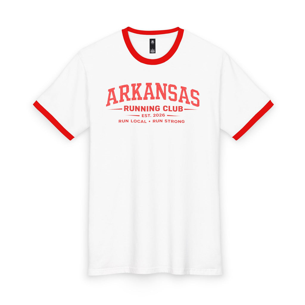 Arkansas Running Club 2026 All State Men's Staple Ringer Tee