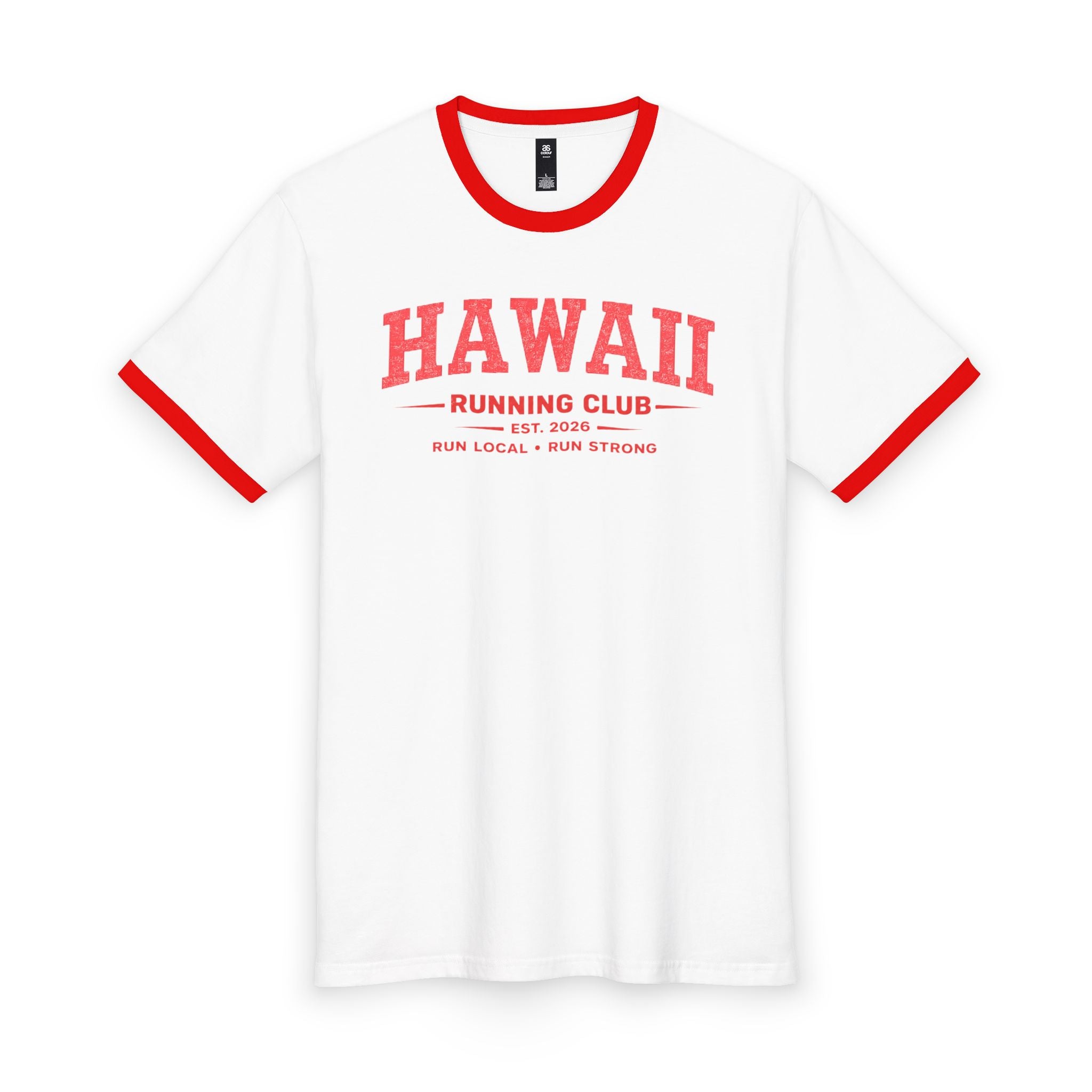 Hawaii Running Club 2026 All State Men's Staple Ringer Tee