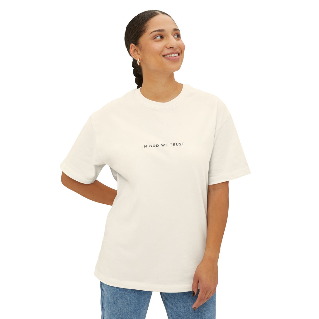 South Carolina All State In God We Trust Unisex Casual Oversized Boxy Tee