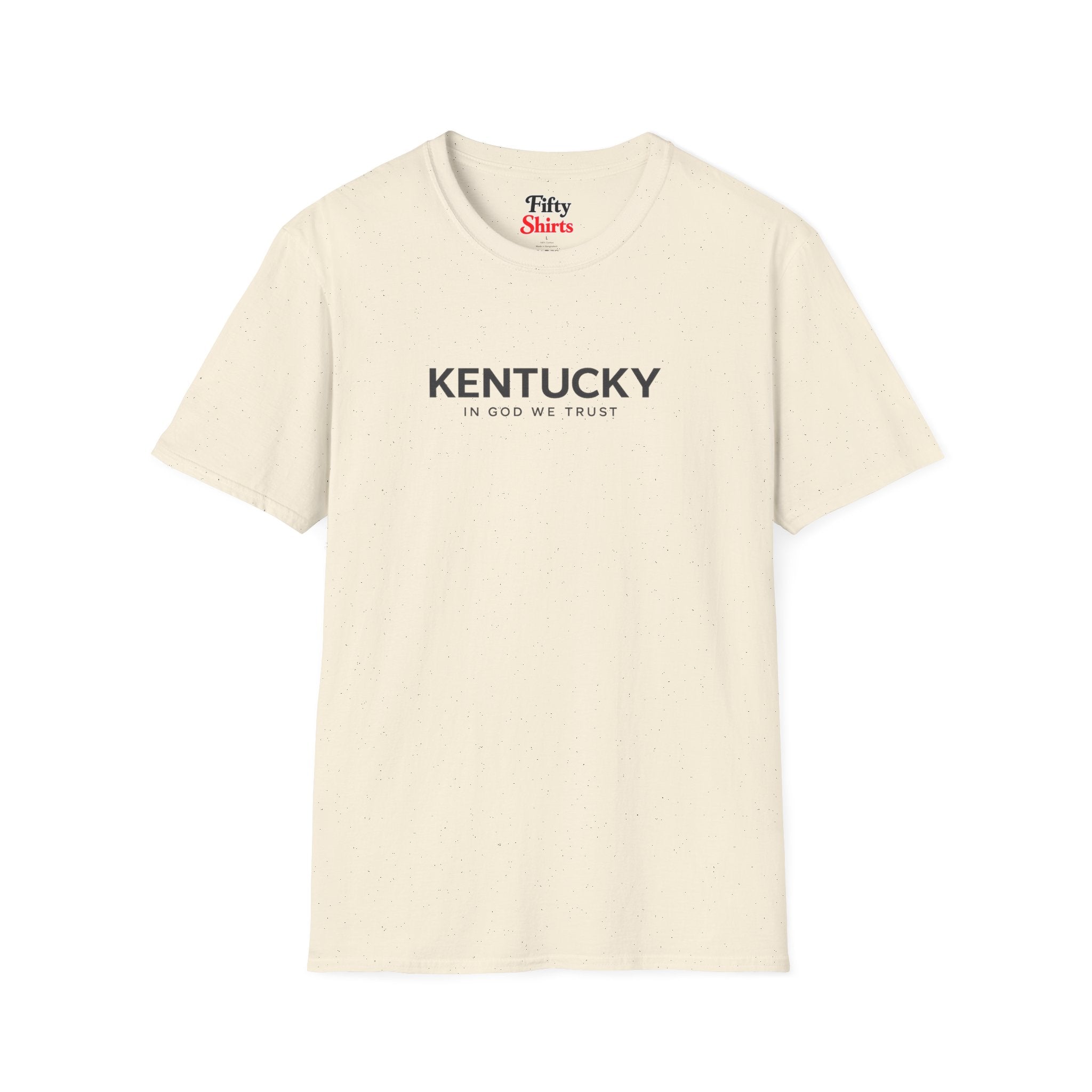 Kentucky All State In God We Trust Front Design Unisex Everyday Tee