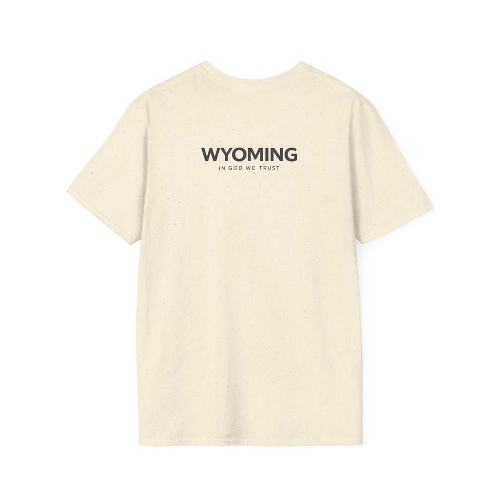 Wyoming All State In God We Trust Unisex Everyday Tee