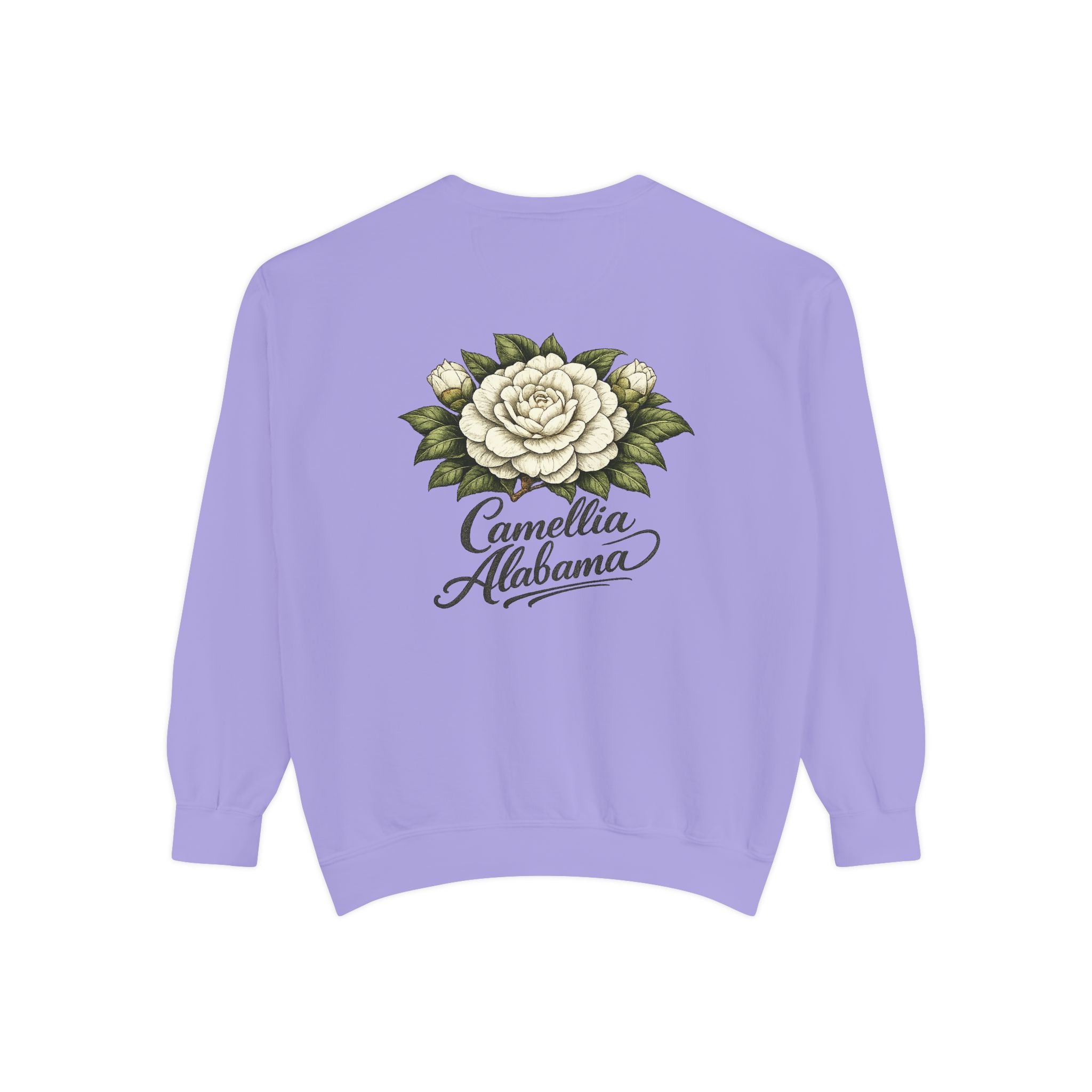 Camellia Alabama Sweatshirt — Vintage Floral Crewneck