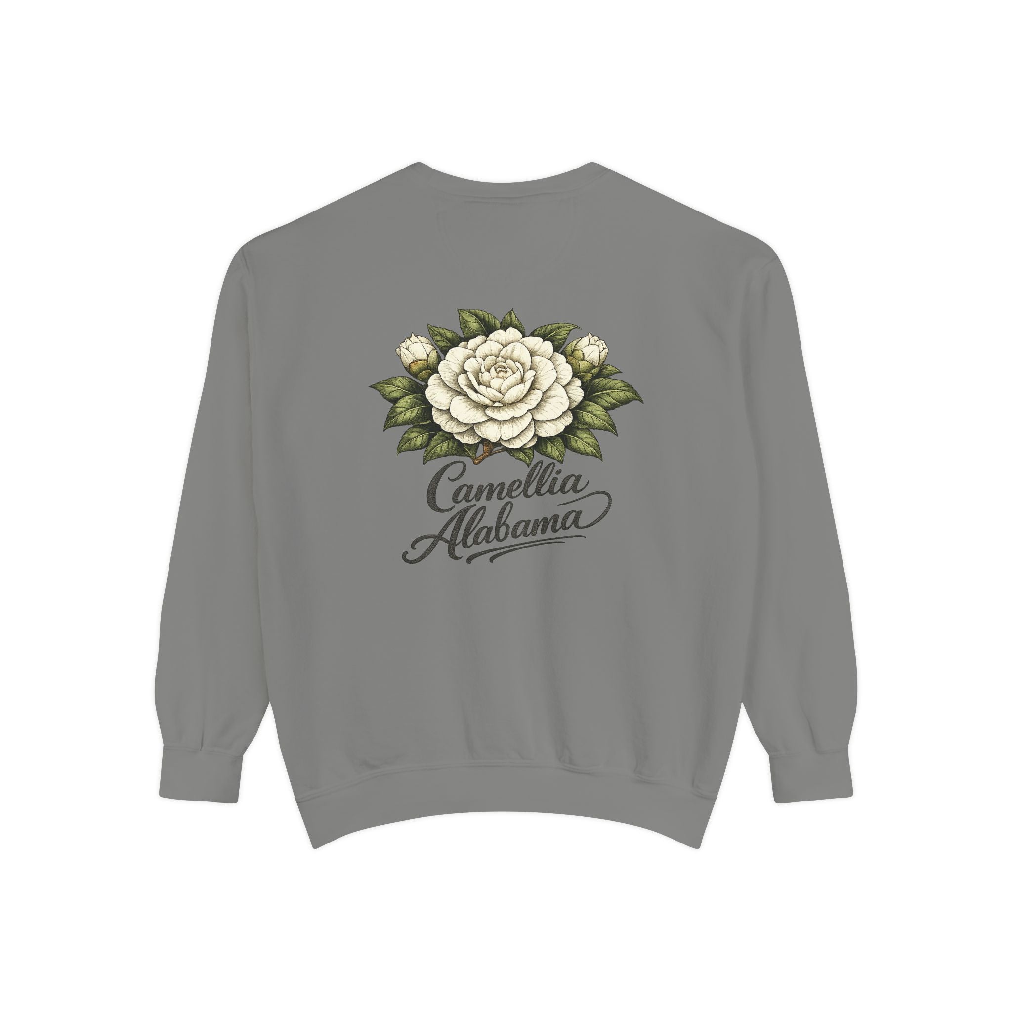 Camellia Alabama Sweatshirt — Vintage Floral Crewneck