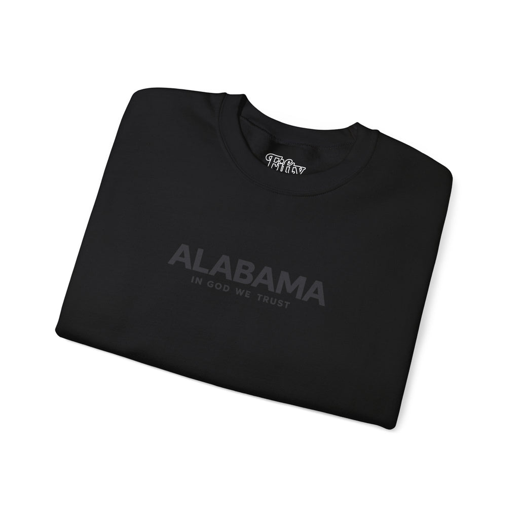Alabama All State In God We Trust Unisex Crewneck Sweatshirt