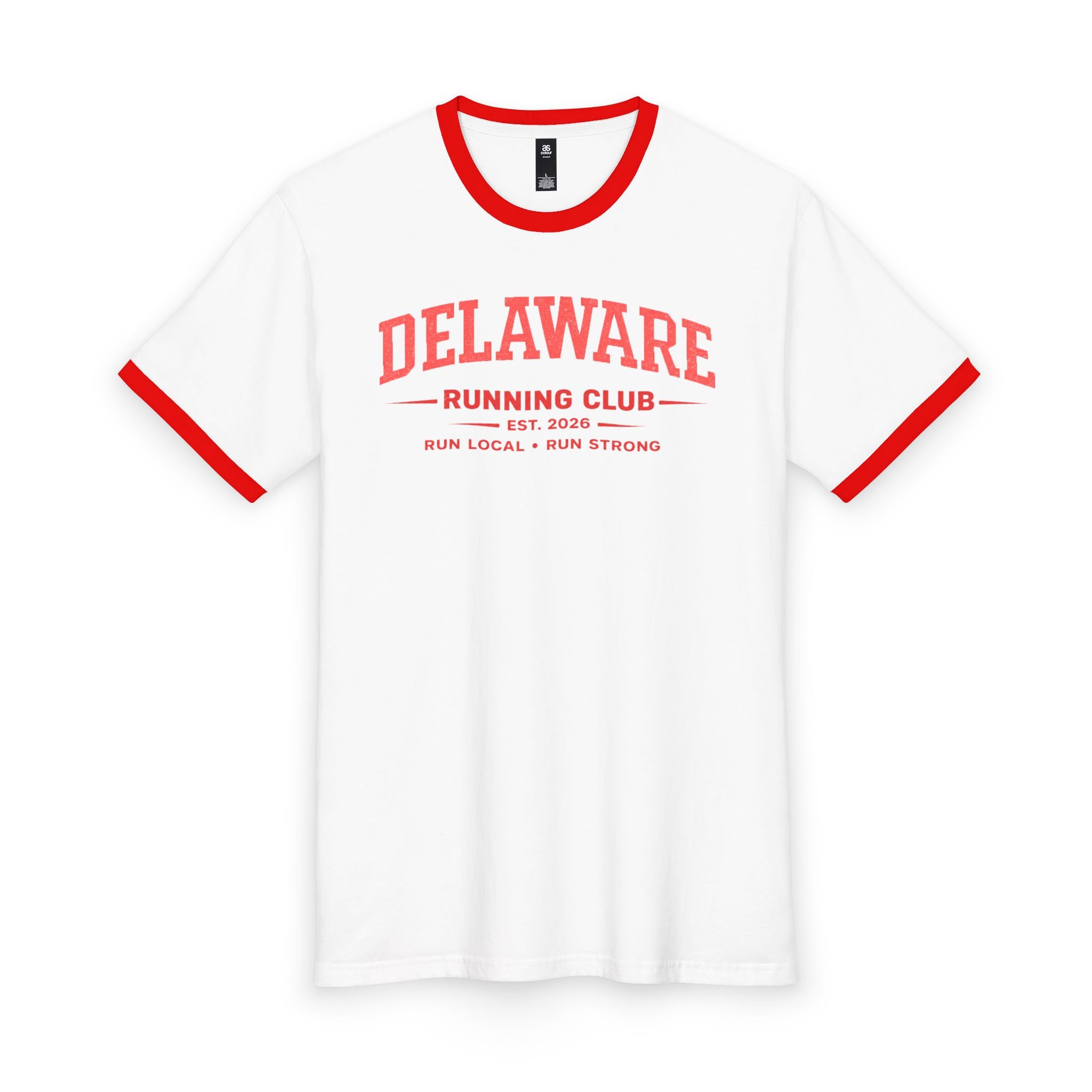 Delaware Running Club 2026 All State Men's Staple Ringer Tee