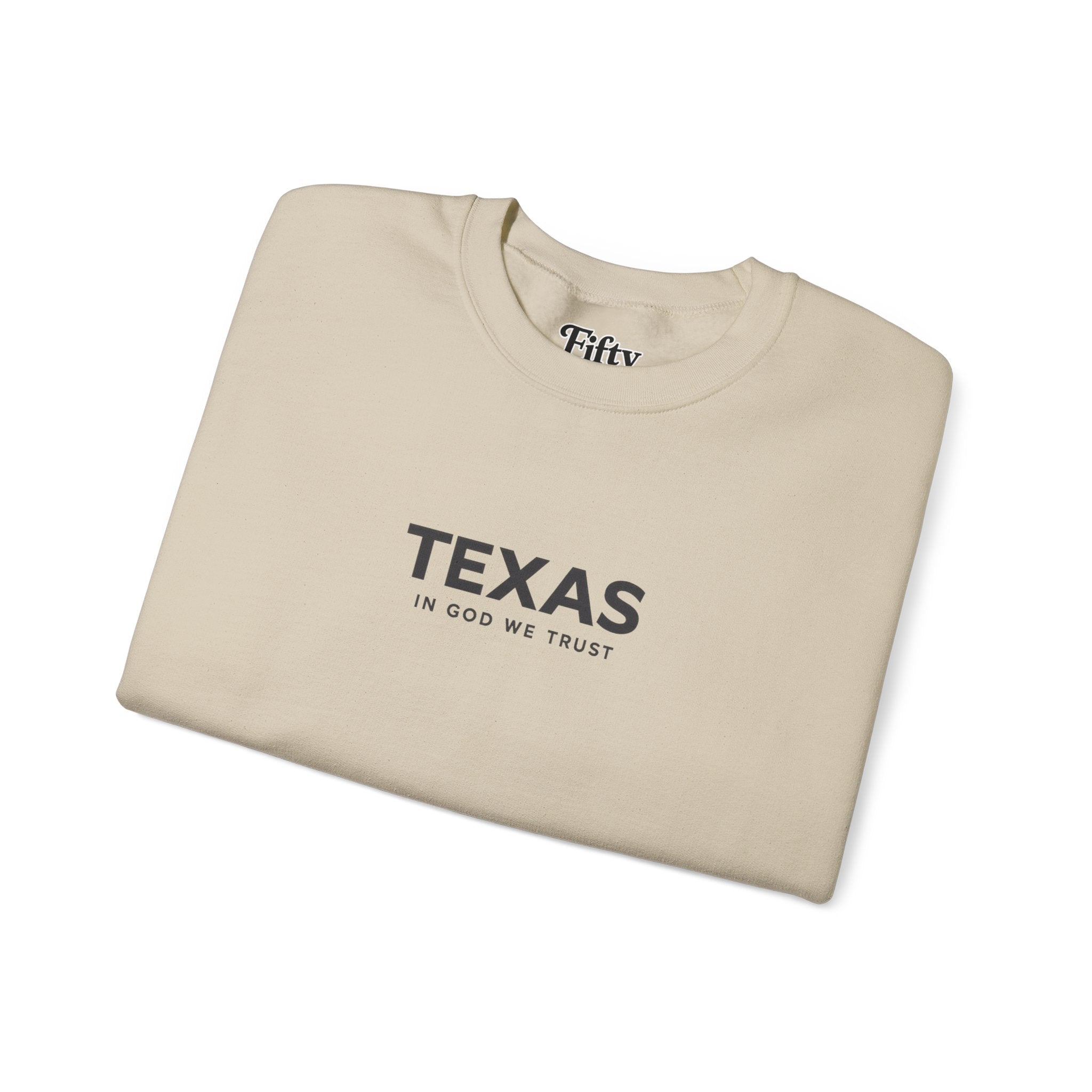 Texas All State In God We Trust Unisex Crewneck Sweatshirt