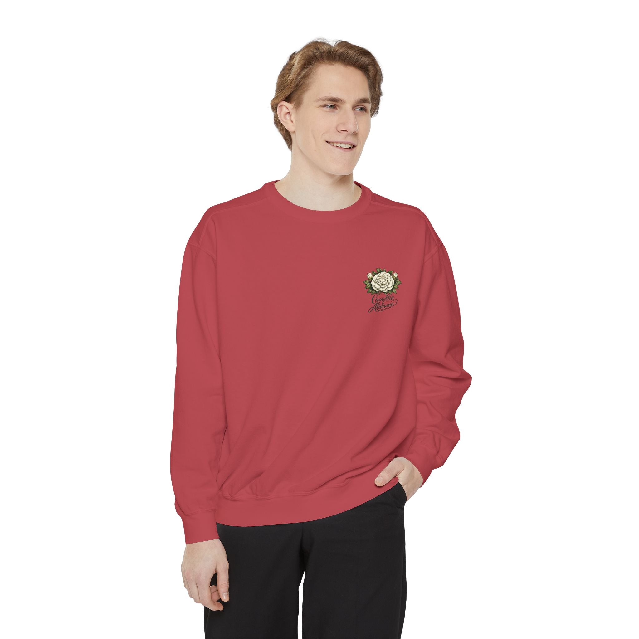 Camellia Alabama Sweatshirt — Vintage Floral Crewneck