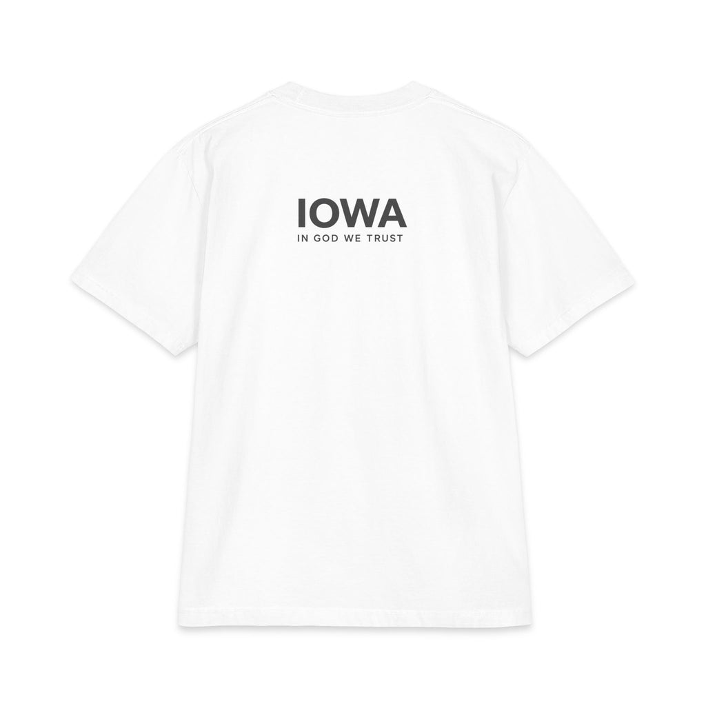 Iowa All State In God We Trust Unisex Max Heavyweight Short Sleeve