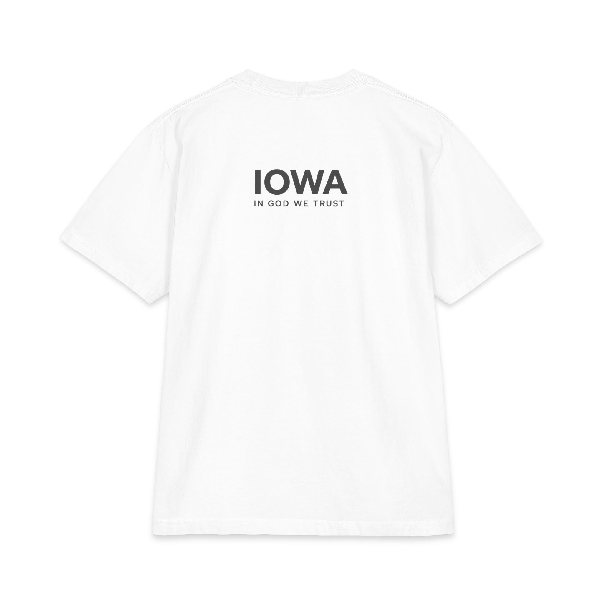 Iowa All State In God We Trust Unisex Max Heavyweight Short Sleeve