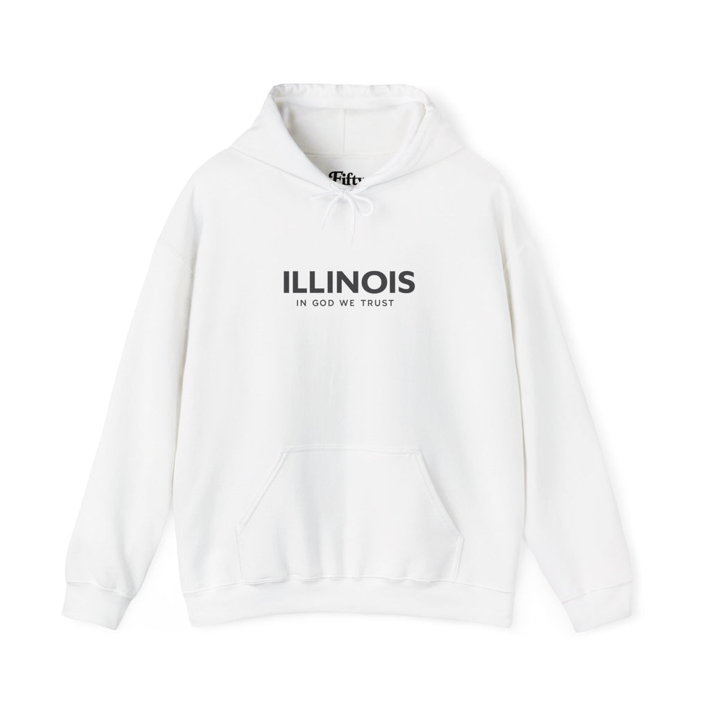 Illinois All State In God We Trust Unisex Hooded Sweatshirt