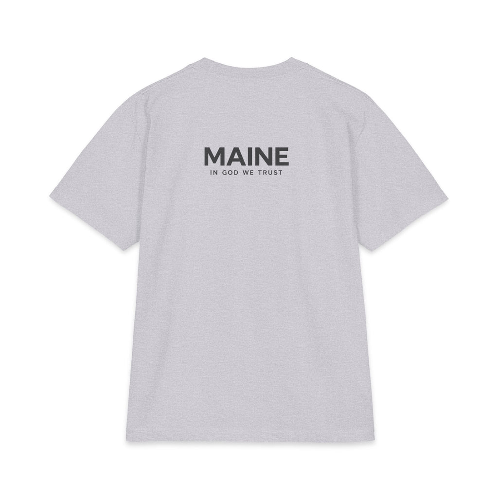 Maine All State In God We Trust Unisex Max Heavyweight Short Sleeve