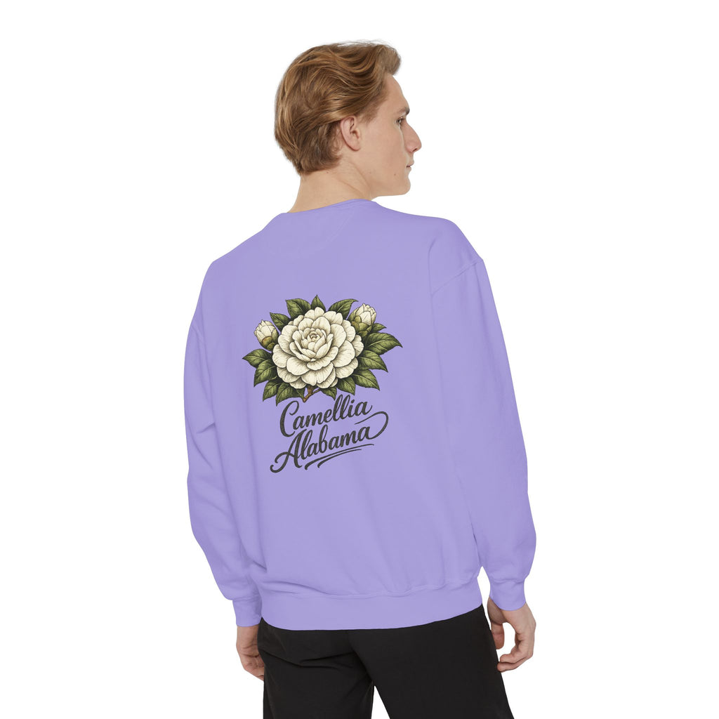 Camellia Alabama Sweatshirt — Vintage Floral Crewneck