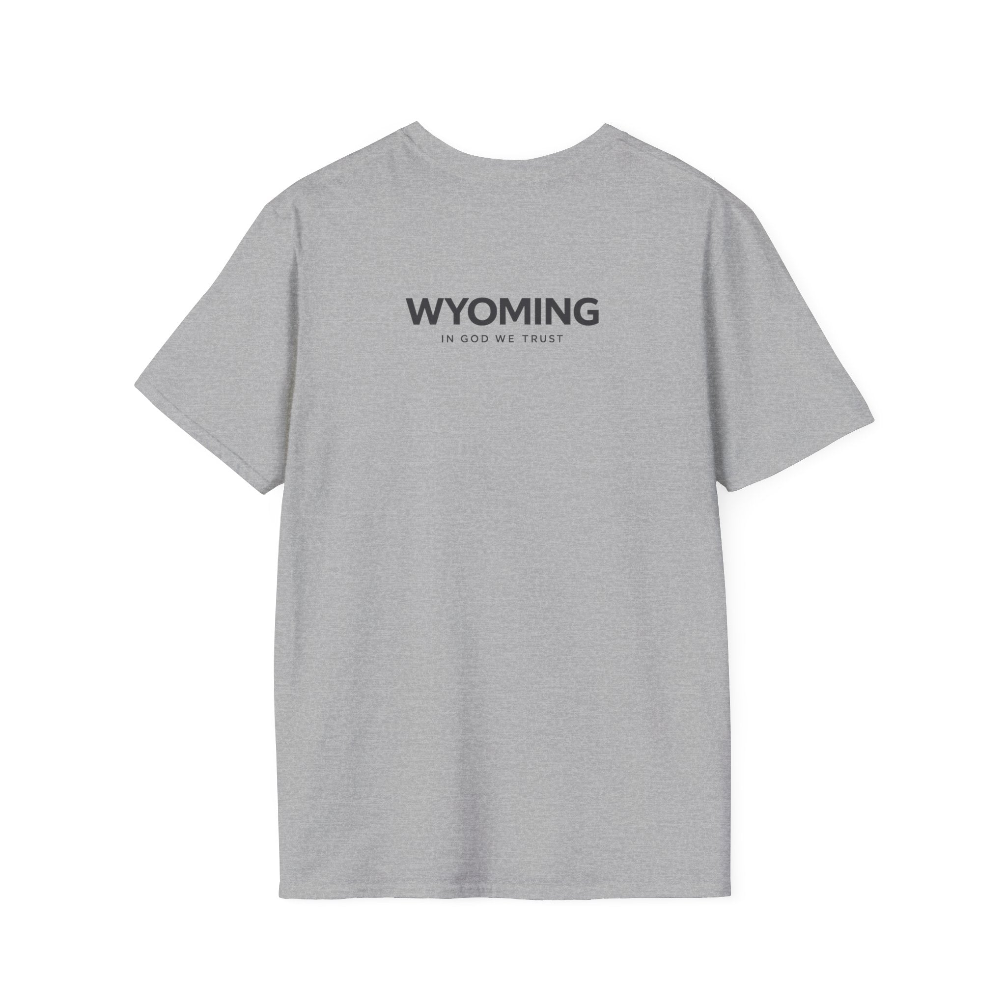 Wyoming All State In God We Trust Unisex Everyday Tee