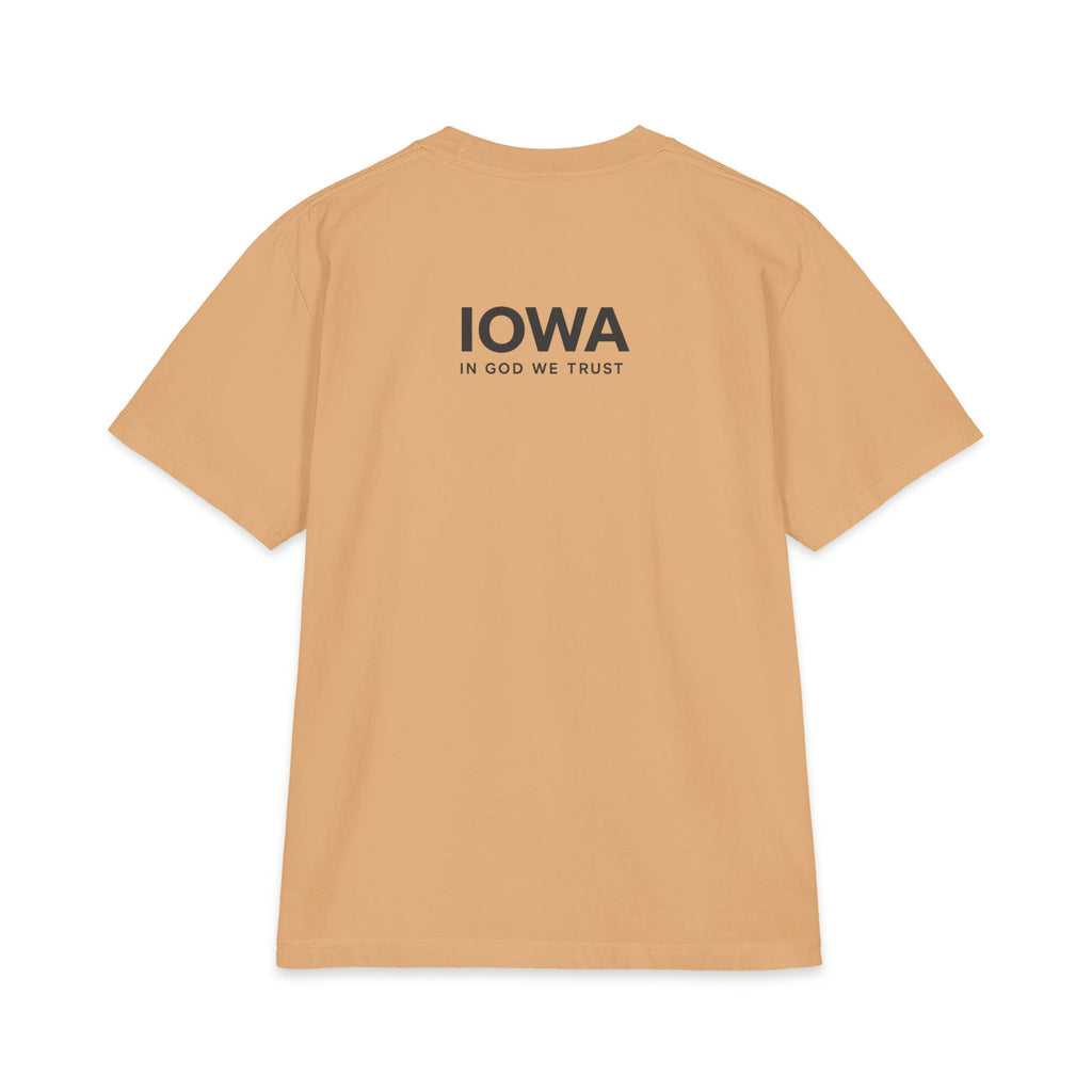Iowa All State In God We Trust Unisex Max Heavyweight Short Sleeve