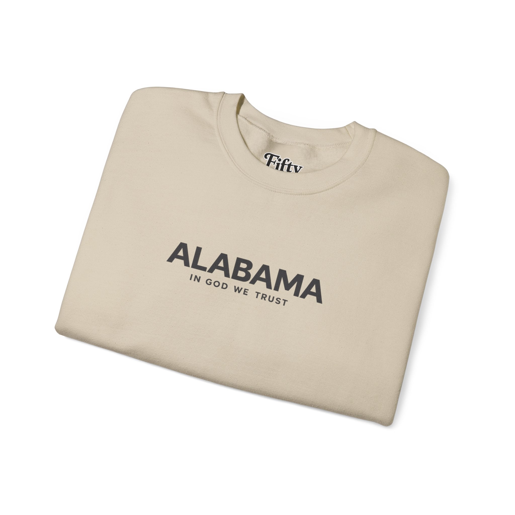 Alabama All State In God We Trust Unisex Crewneck Sweatshirt