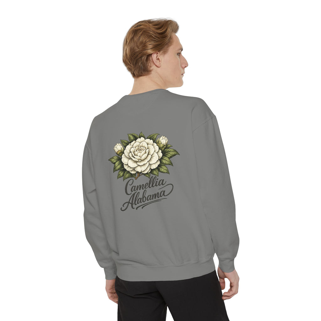 Camellia Alabama Sweatshirt — Vintage Floral Crewneck