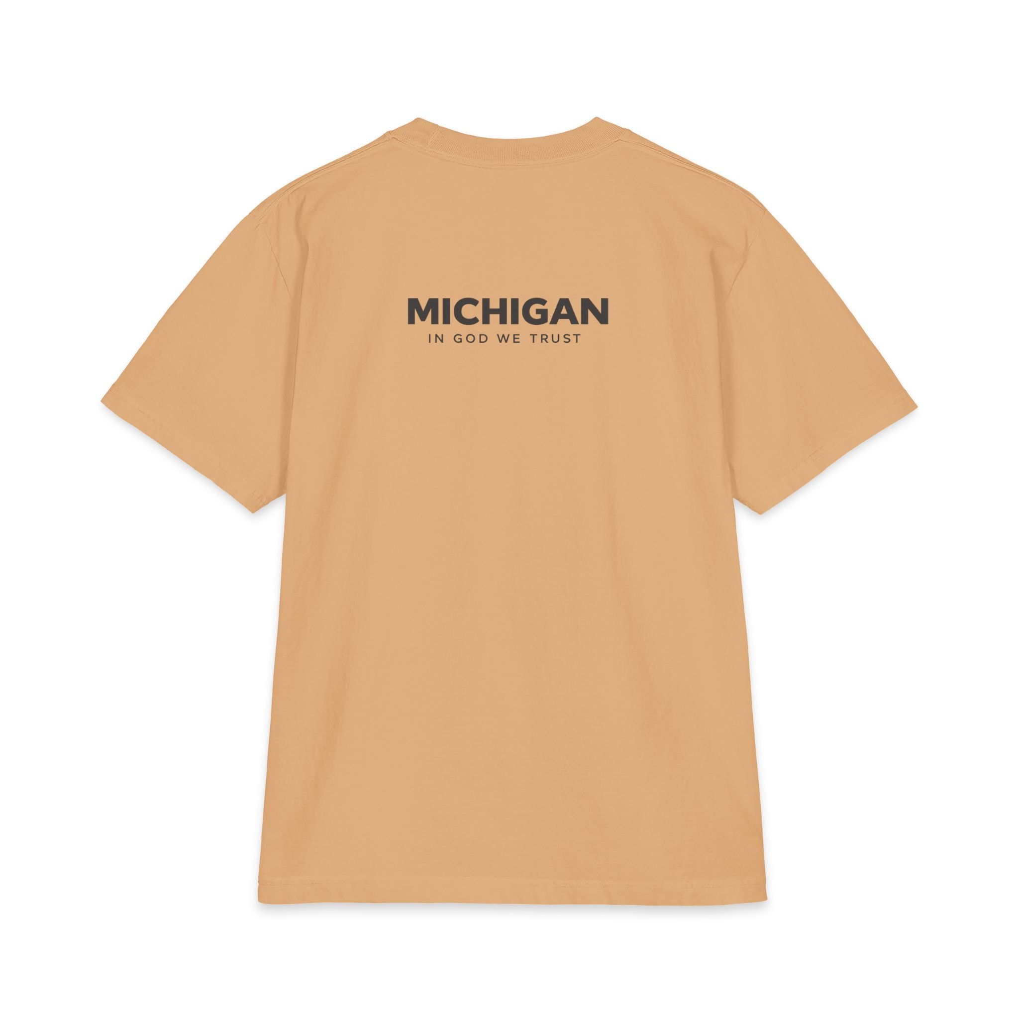 Michigan All State In God We Trust Unisex Max Heavyweight Short Sleeve