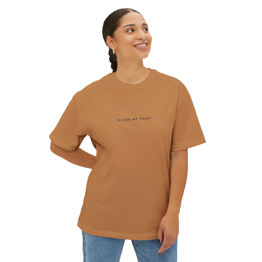 South Carolina All State In God We Trust Unisex Casual Oversized Boxy Tee
