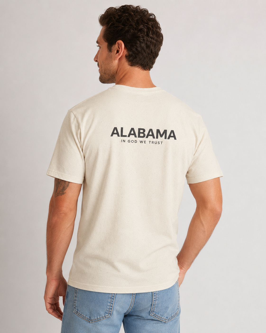 Alabama All State In God We Trust Unisex Everyday Tee