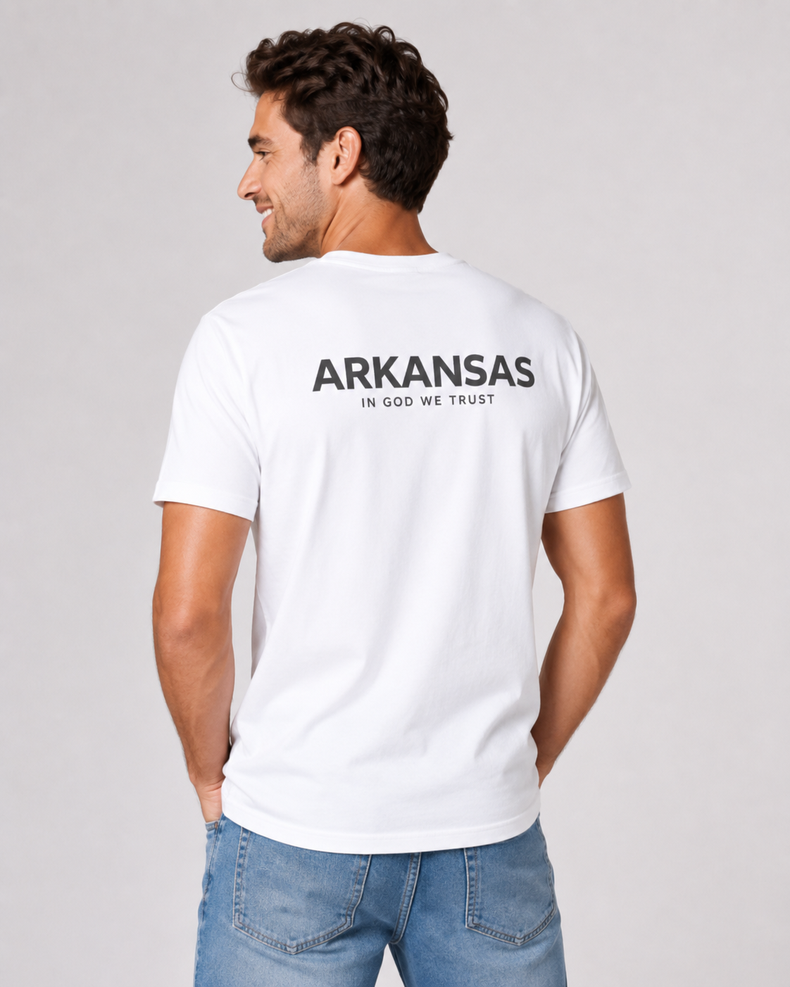 Arkansas All State In God We Trust Unisex Everyday Tee