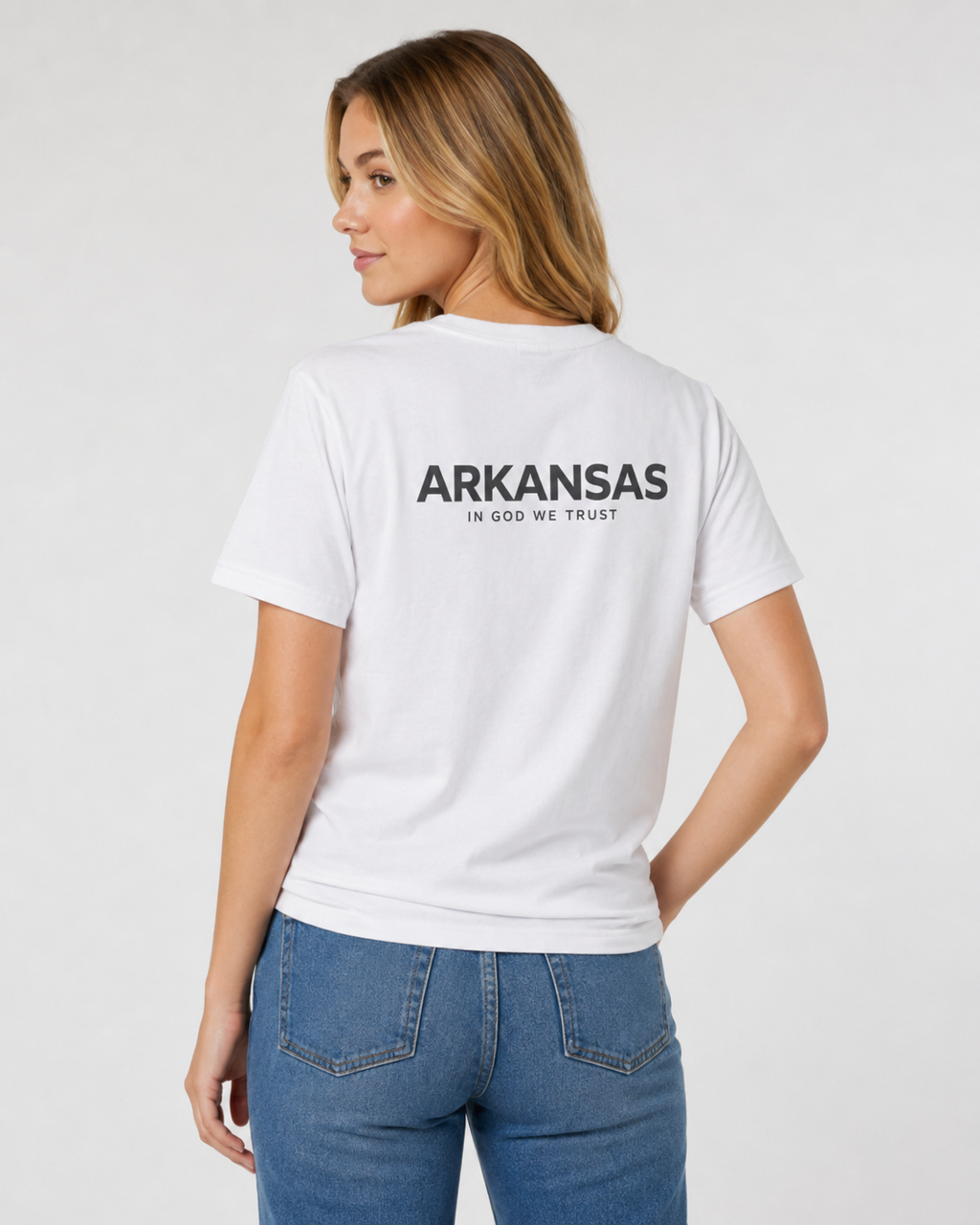 Arkansas All State In God We Trust Unisex Everyday Tee