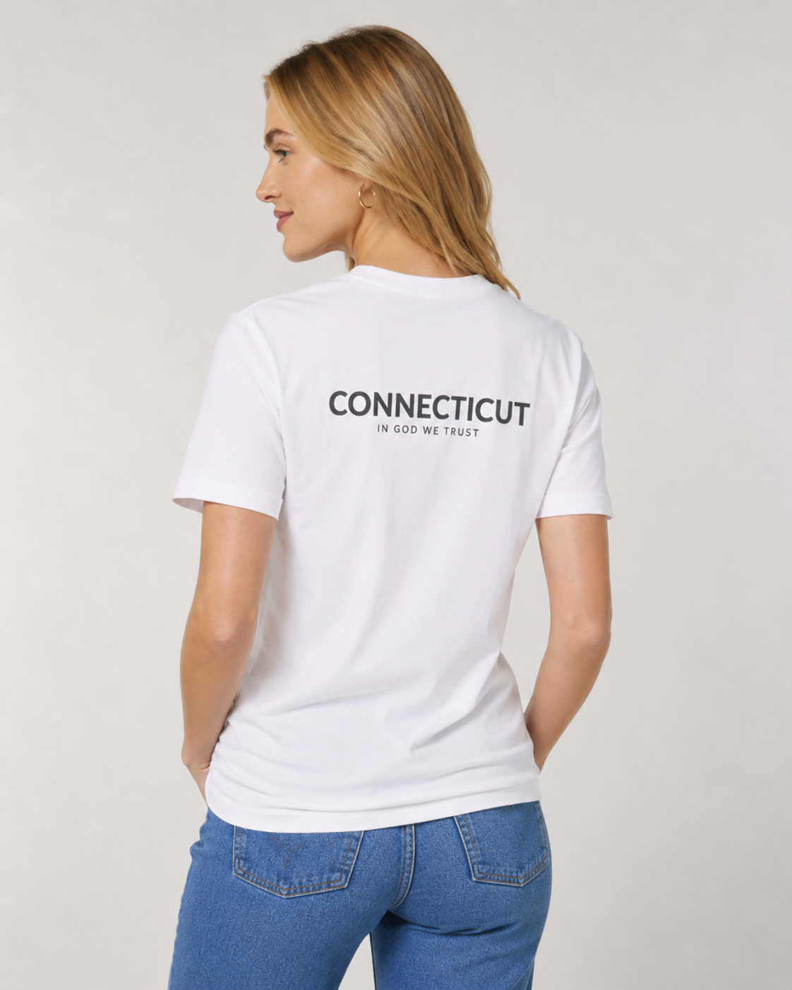 Connecticut All State In God We Trust Unisex Everyday Tee