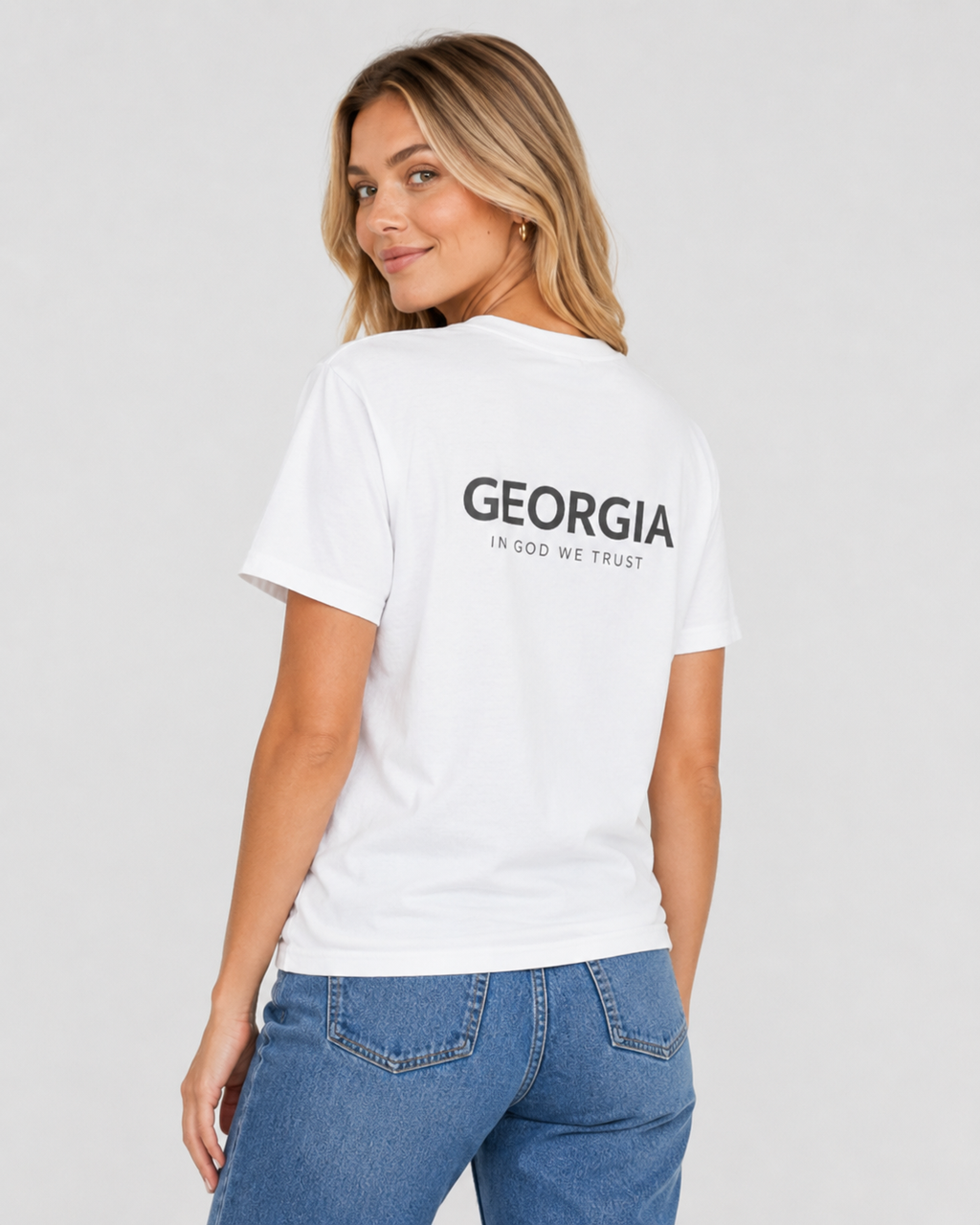 Georgia All State In God We Trust Unisex Everyday Tee