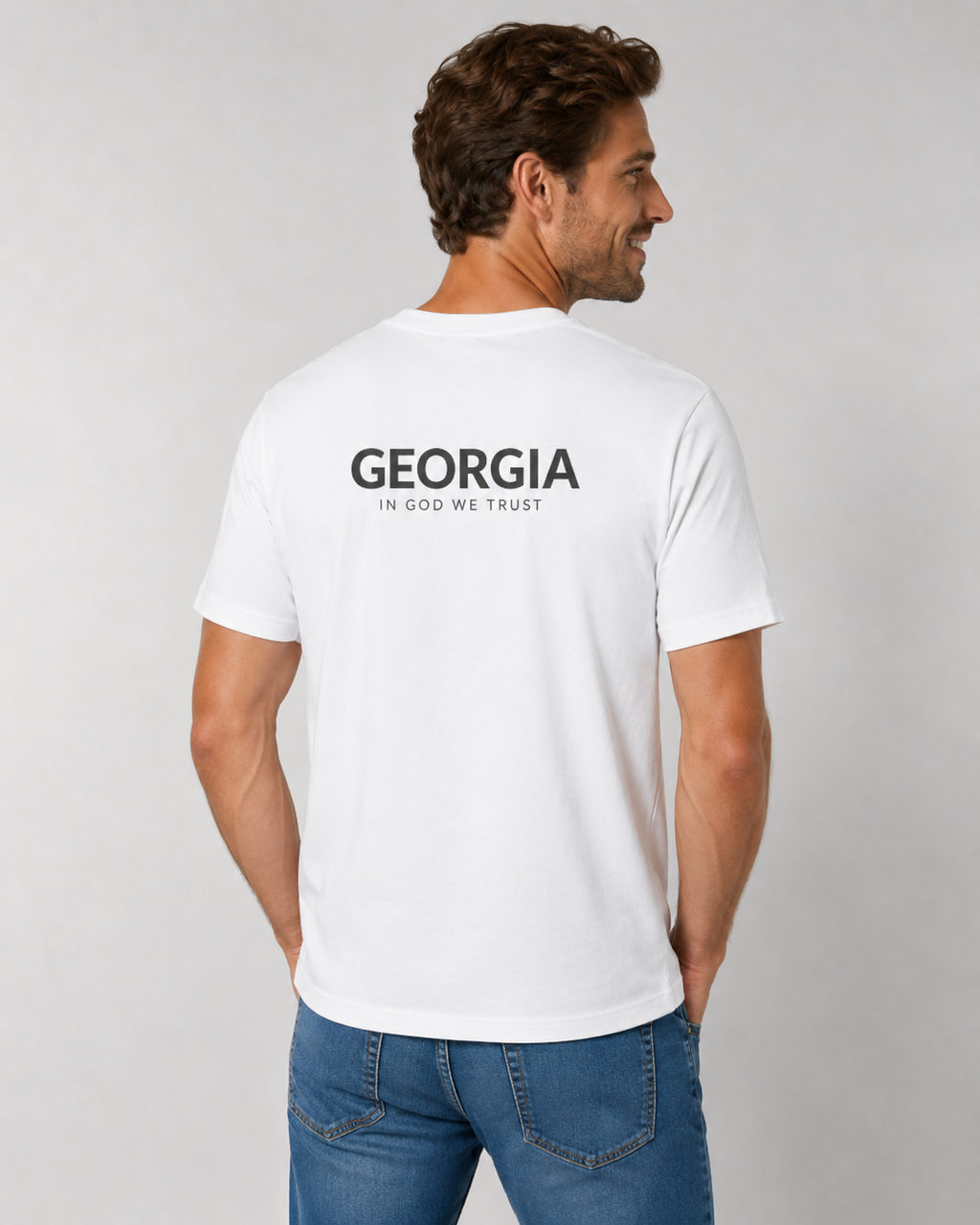 Georgia All State In God We Trust Unisex Everyday Tee