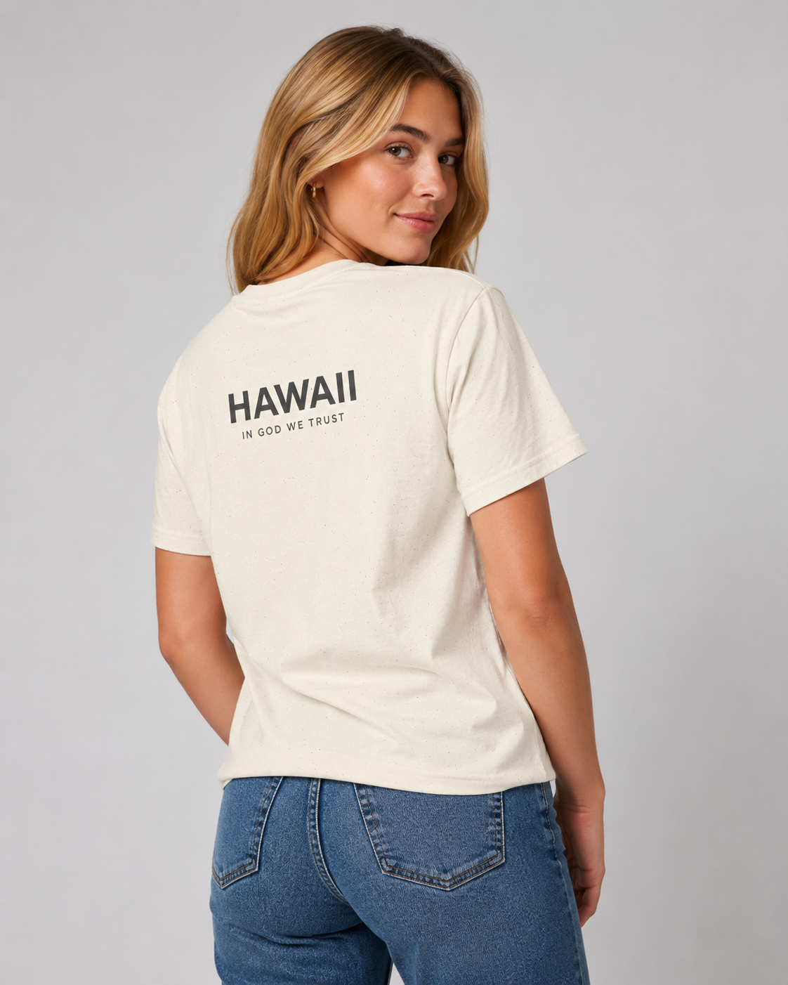 Hawaii All State In God We Trust Unisex Everyday Tee