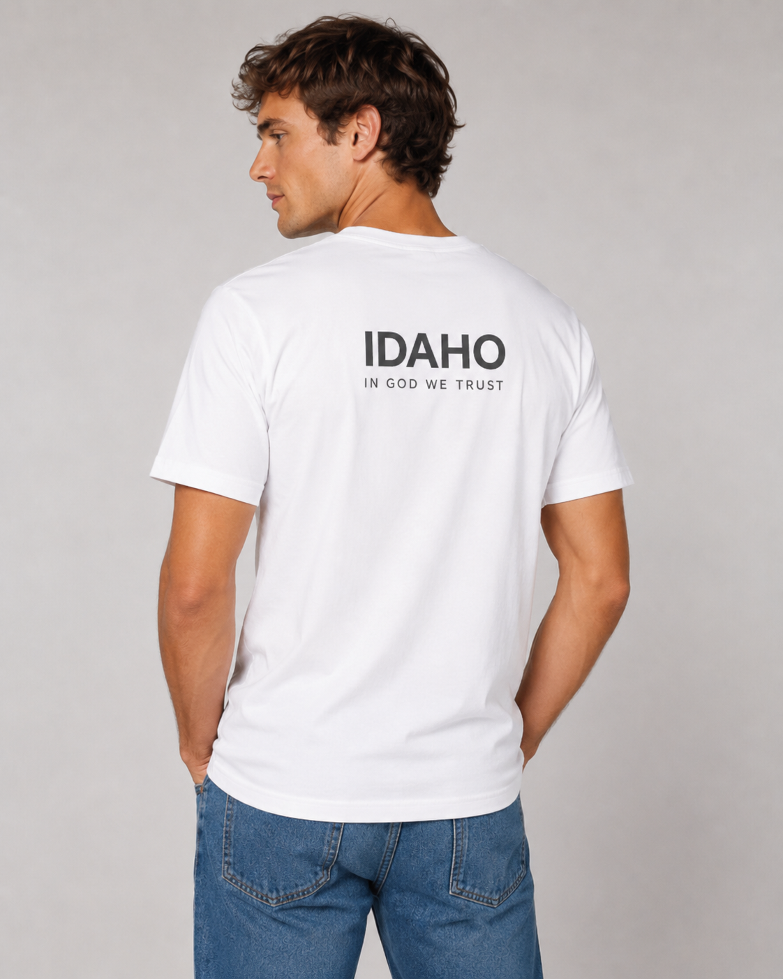 Idaho All State In God We Trust Unisex Everyday Tee