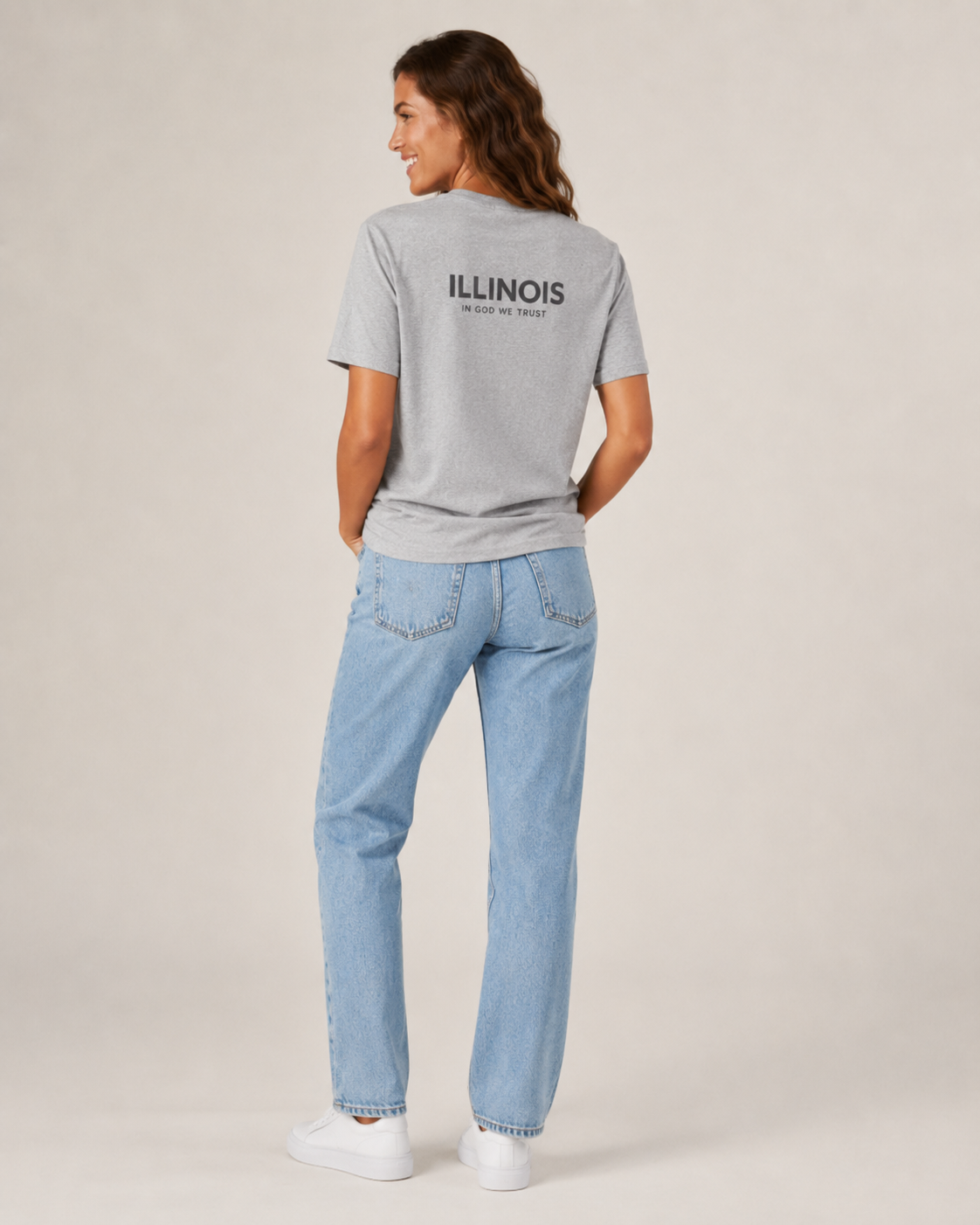Illinois All State In God We Trust Unisex Everyday Tee
