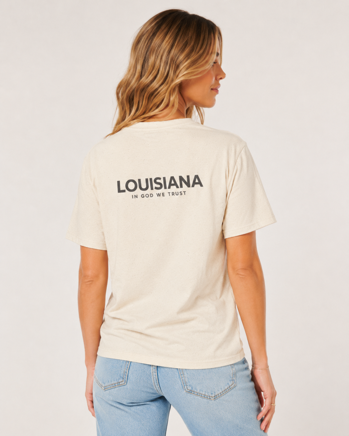 Louisiana All State In God We Trust Unisex Everyday Tee