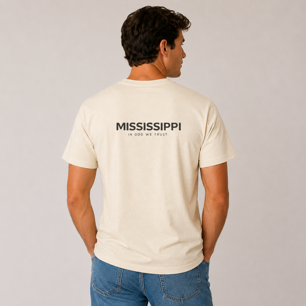 Mississippi All State In God We Trust Unisex Everyday Tee