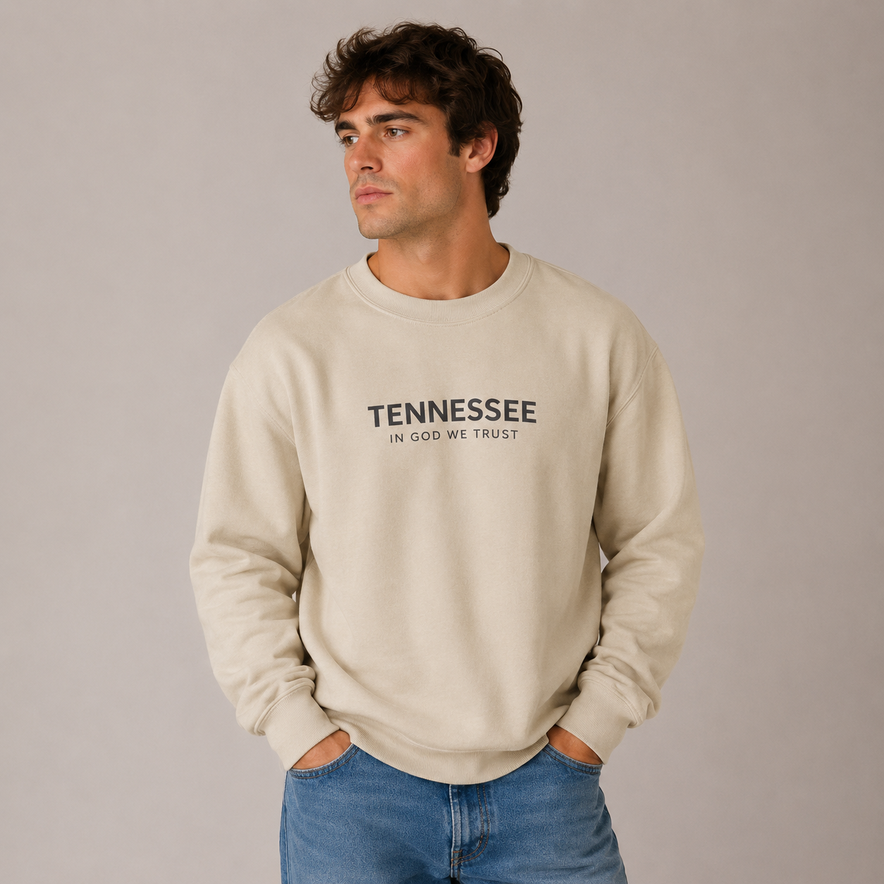 Tennessee All State In God We Trust Unisex Crewneck Sweatshirt