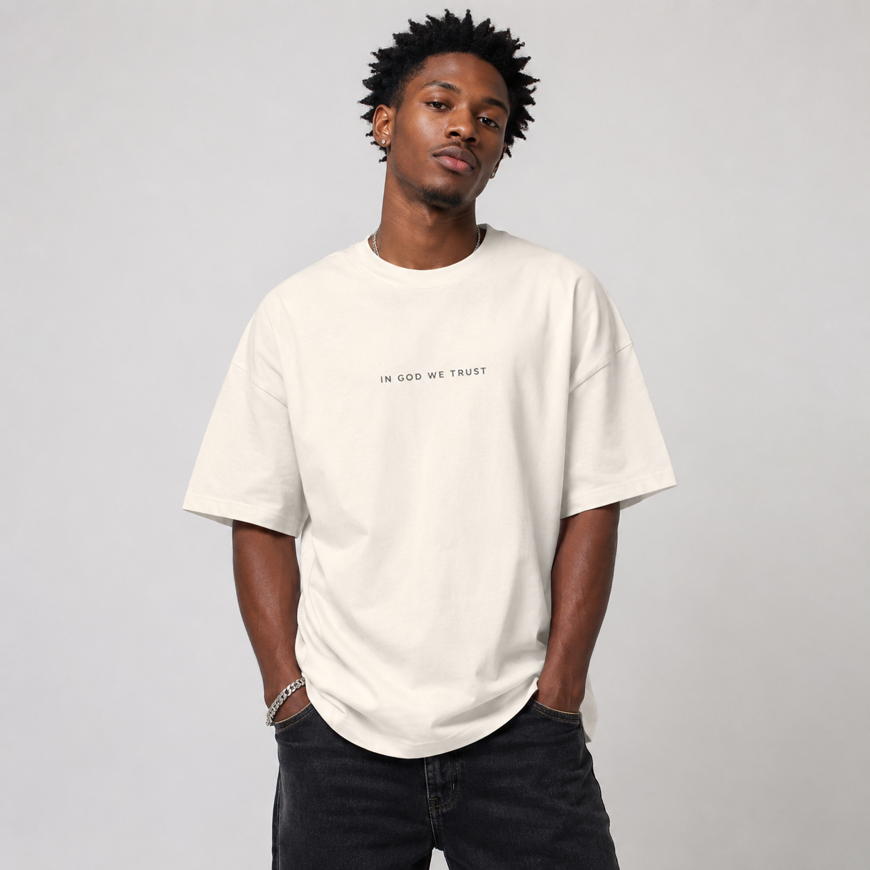 Mississippi All State In God We Trust Unisex Casual Oversized Boxy Tee
