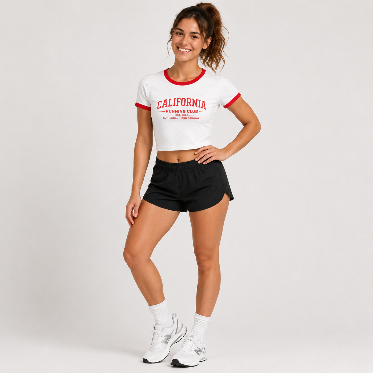 California Running Club 2026 All State Women's Staple Ringer Tee