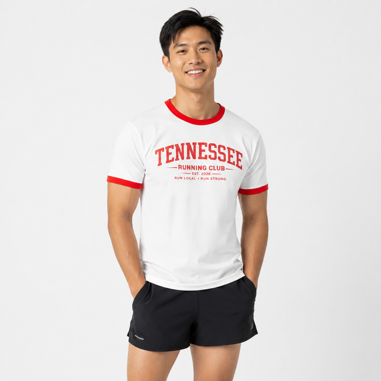 Tennessee Running Club 2026 All State Men's Staple Ringer Tee
