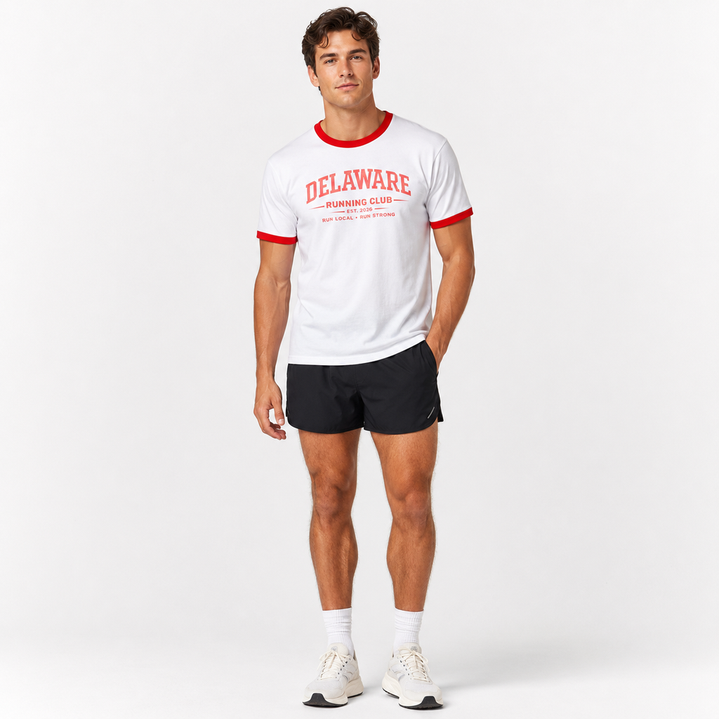Delaware Running Club 2026 All State Men's Staple Ringer Tee