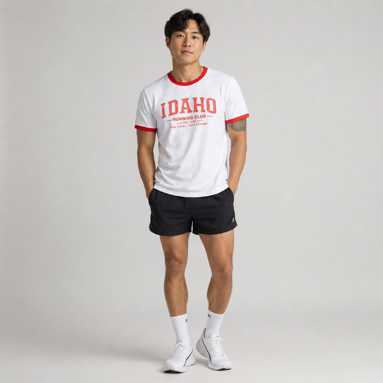 Idaho Running Club 2026 All State Men's Staple Ringer Tee