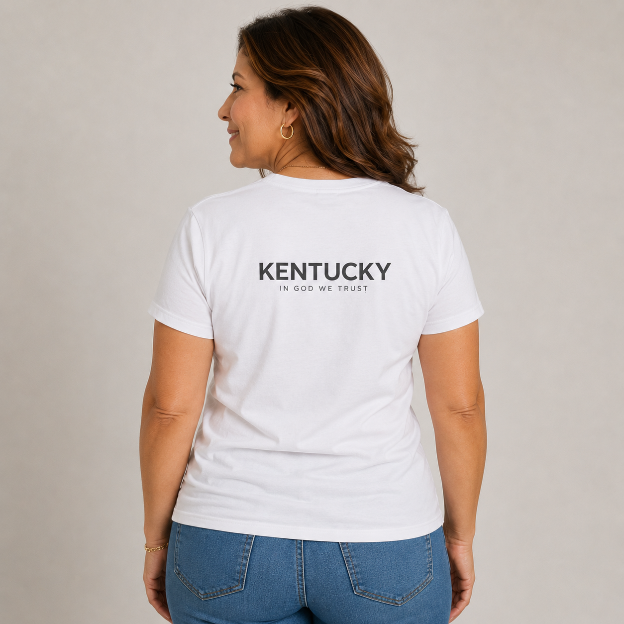 Kentucky All State In God We Trust Unisex Everyday Tee