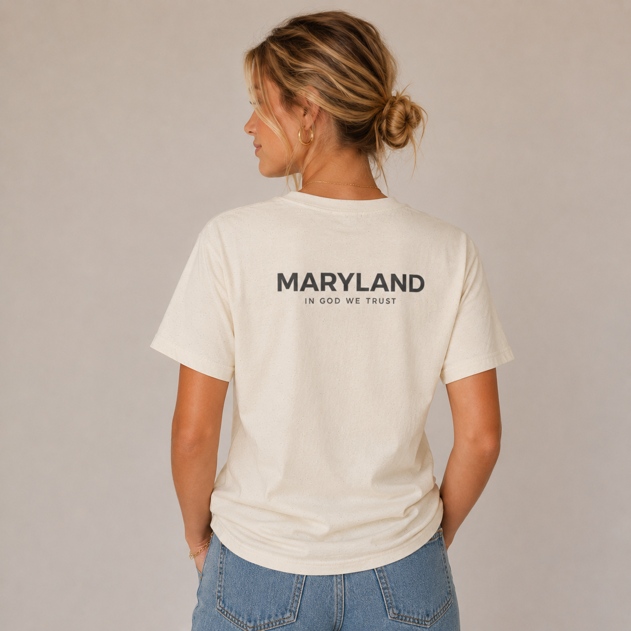 Maryland All State In God We Trust Unisex Everyday Tee
