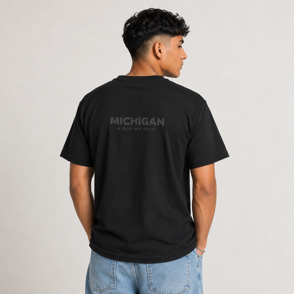 Michigan All State In God We Trust Unisex Everyday Tee
