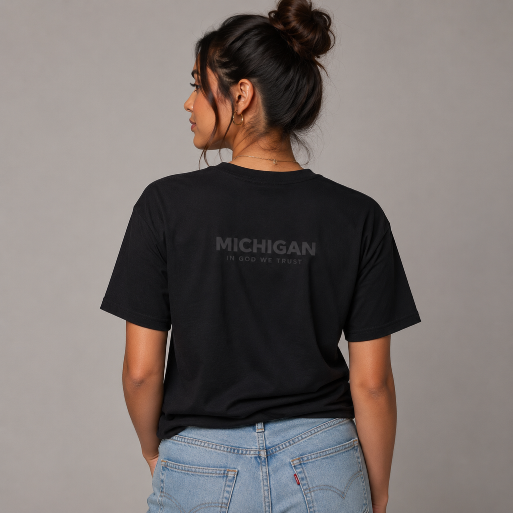 Michigan All State In God We Trust Unisex Everyday Tee