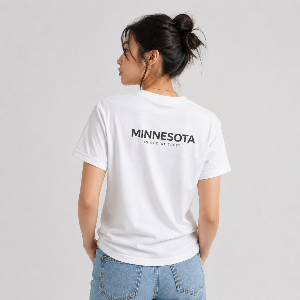 Minnesota All State In God We Trust Unisex Everyday Tee