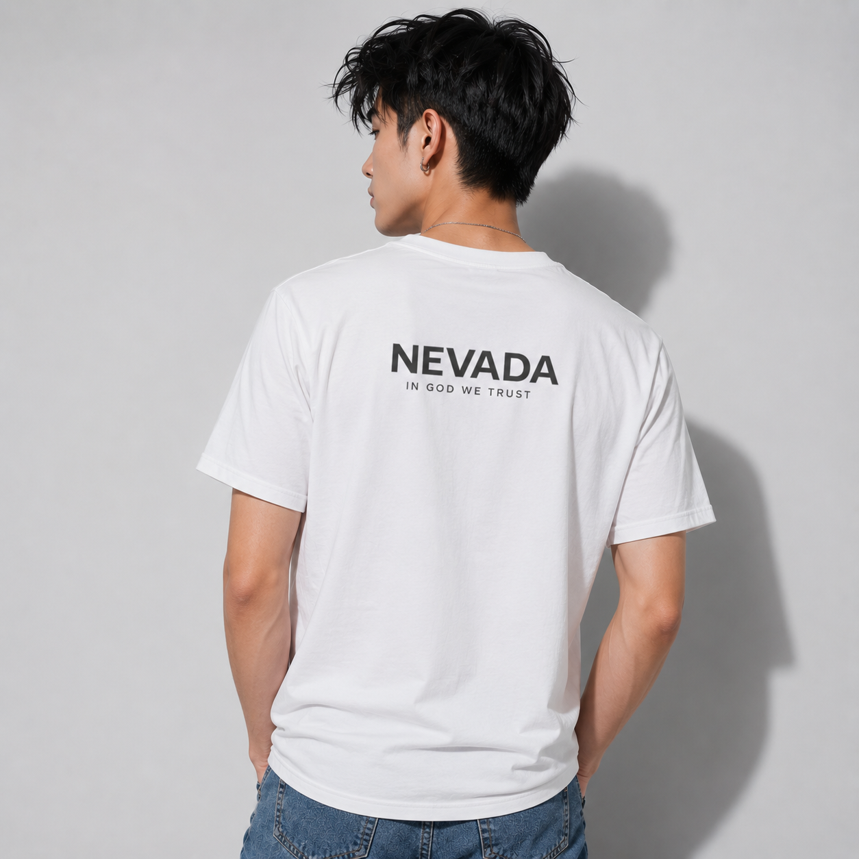 Nevada All State In God We Trust Unisex Everyday Tee