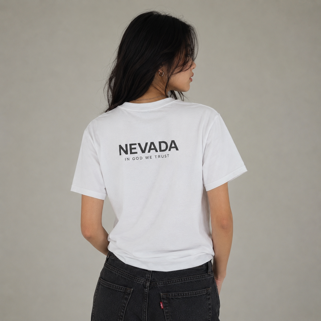 Nevada All State In God We Trust Unisex Everyday Tee